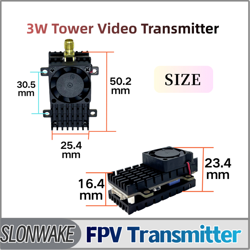SLONWAKE 5.8G 3000mW 시뮬레이션 VTX - Fpv Drone Transmitter 리뷰 및 가격